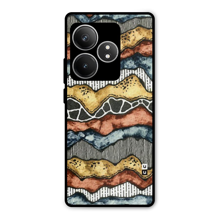 Best Texture Pattern Metal Back Case for Realme GT 6T