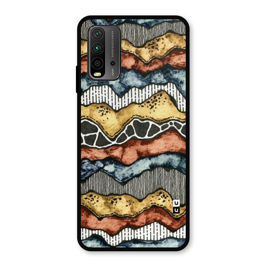 Best Texture Pattern Metal Back Case for Redmi 9 Power