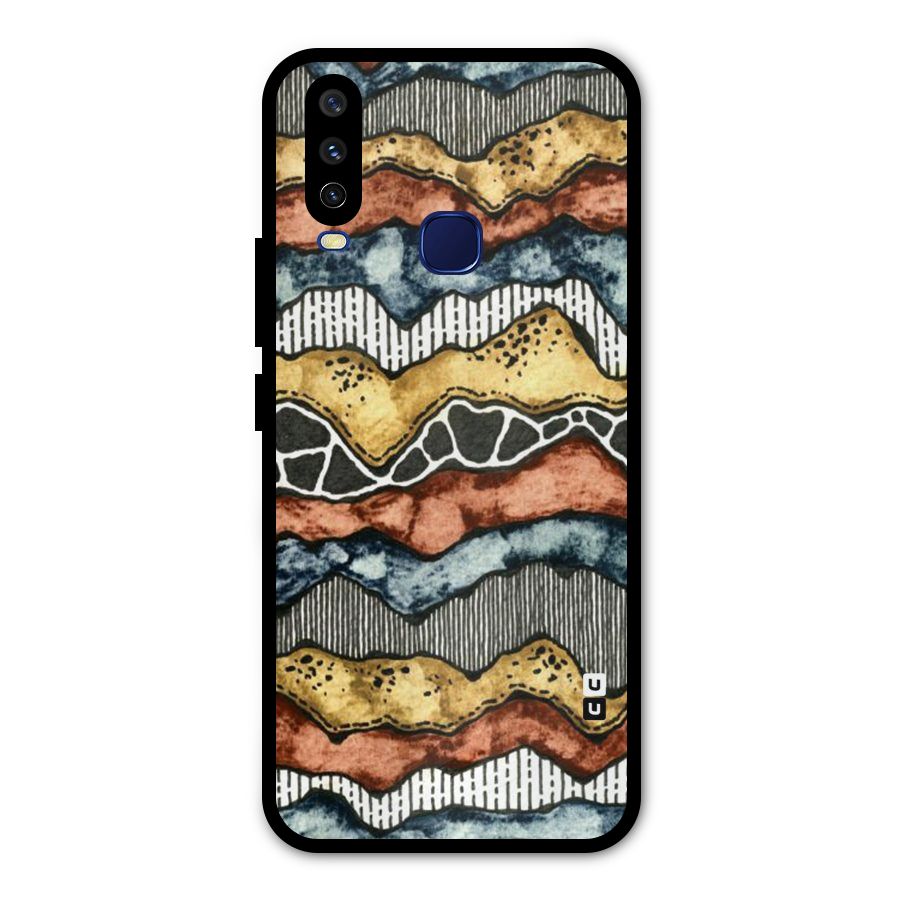 Best Texture Pattern Metal Back Case for Vivo V17