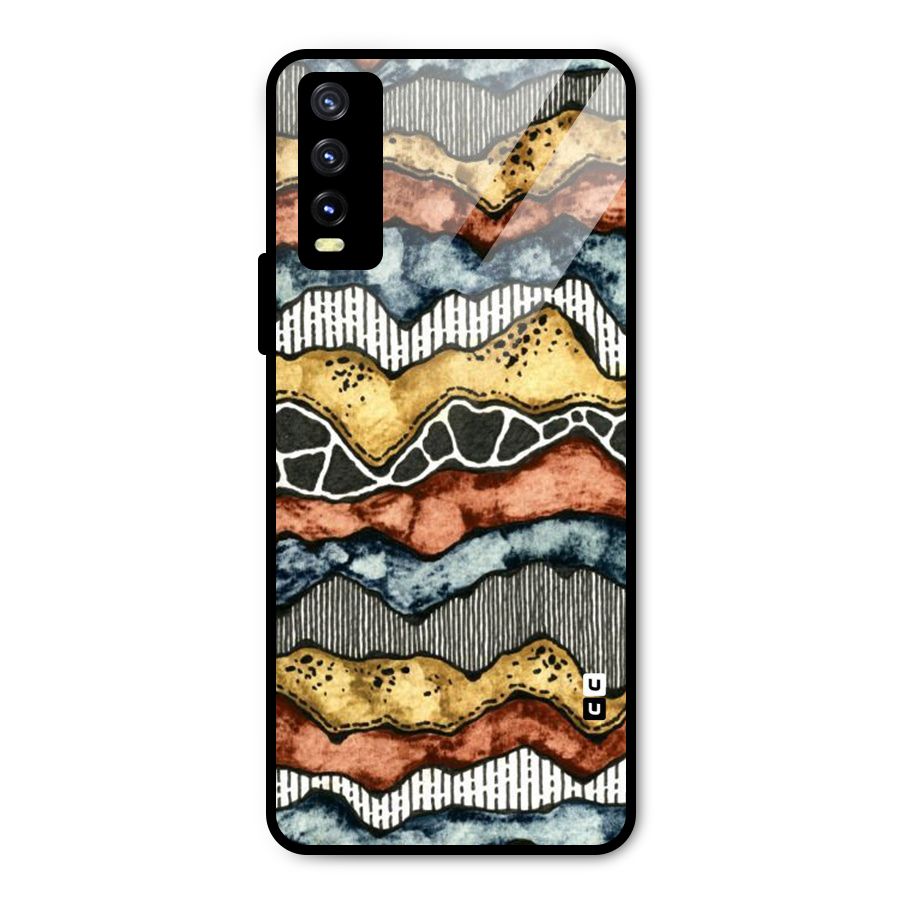 Best Texture Pattern Metal Back Case for Vivo Y20