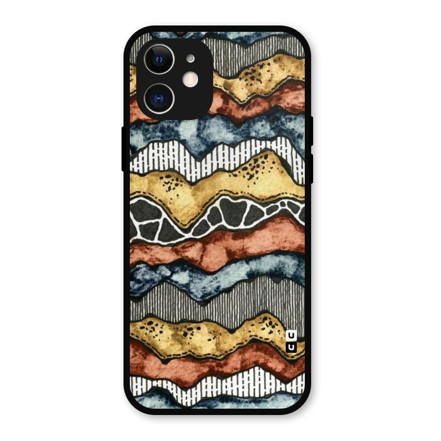 Best Texture Pattern Metal Back Case for iPhone 12