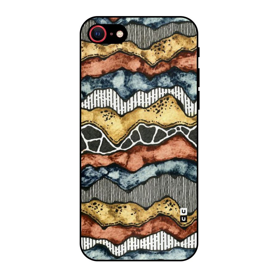 Best Texture Pattern Metal Back Case for iPhone 7