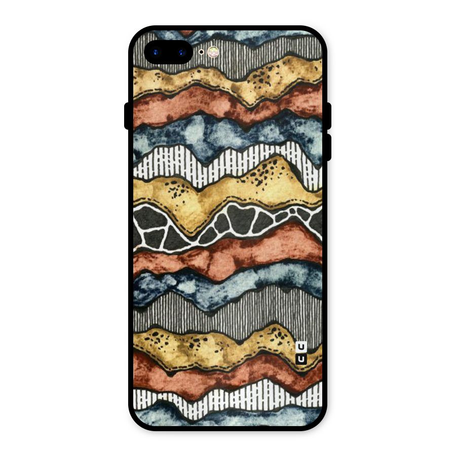 Best Texture Pattern Metal Back Case for iPhone 7 Plus