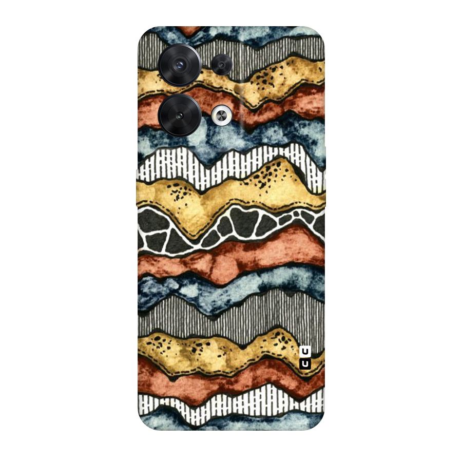 Best Texture Pattern Original Polycarbonate Back Case for Oppo Reno8 5G