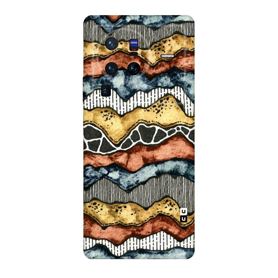 Best Texture Pattern Original Polycarbonate Back Case for Vivo X80