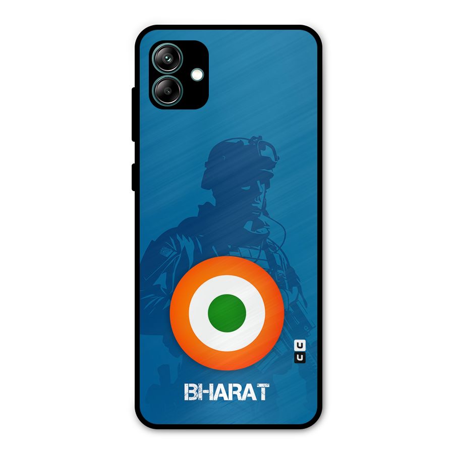 Bharat Commando Metal Back Case for Galaxy A04