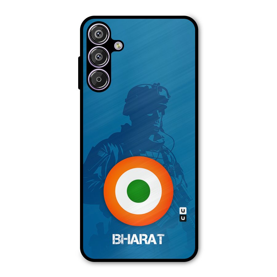 Bharat Commando Metal Back Case for Galaxy M15