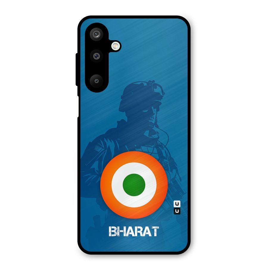 Bharat Commando Metal Back Case for Galaxy M16