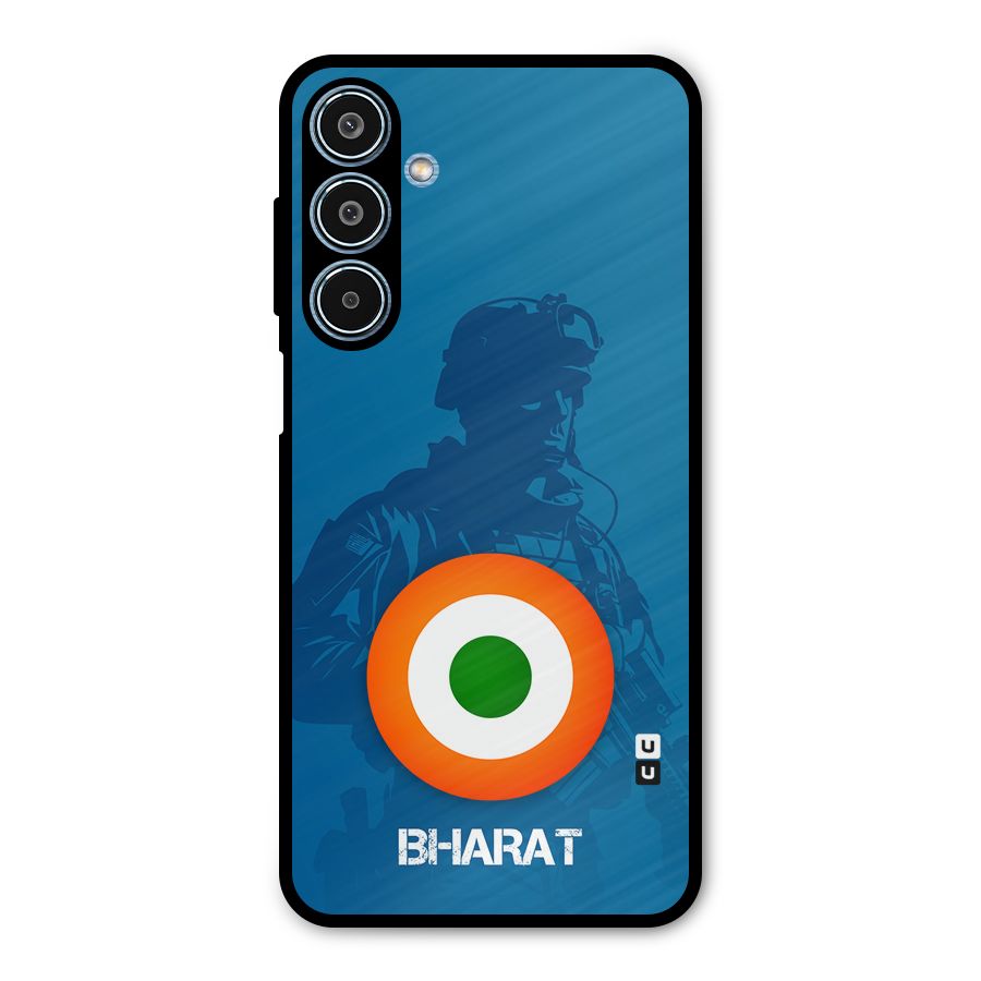 Bharat Commando Metal Back Case for Galaxy M35