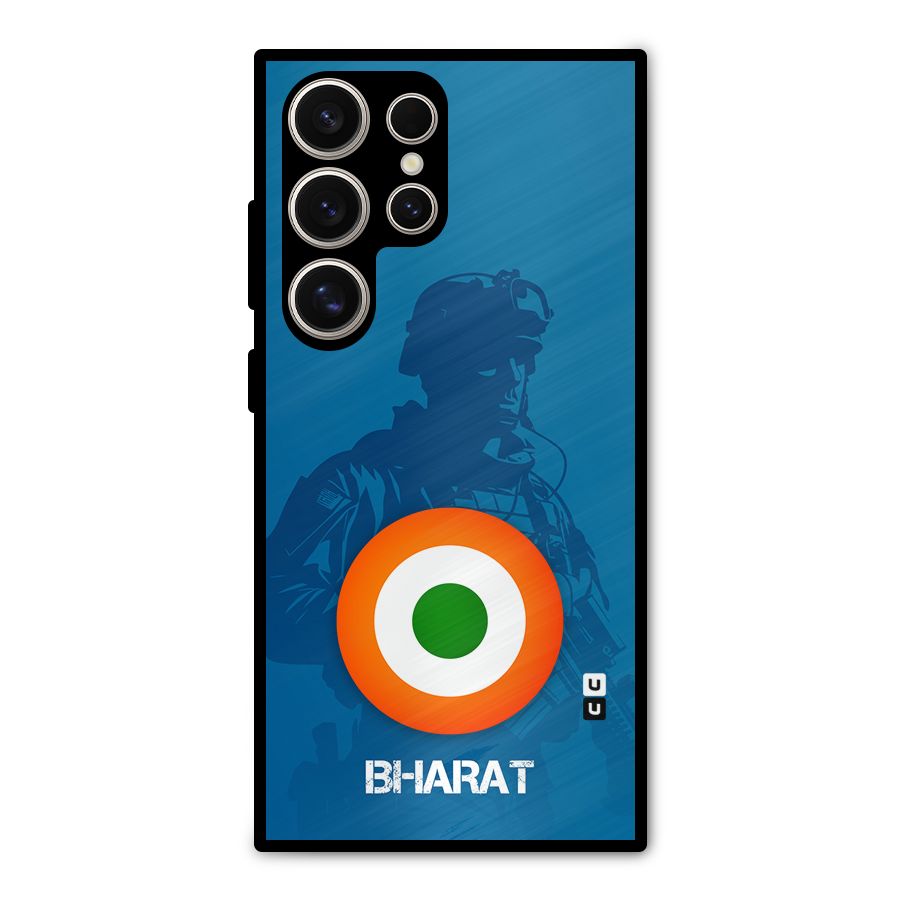 Bharat Commando Metal Back Case for Galaxy S24 Ultra