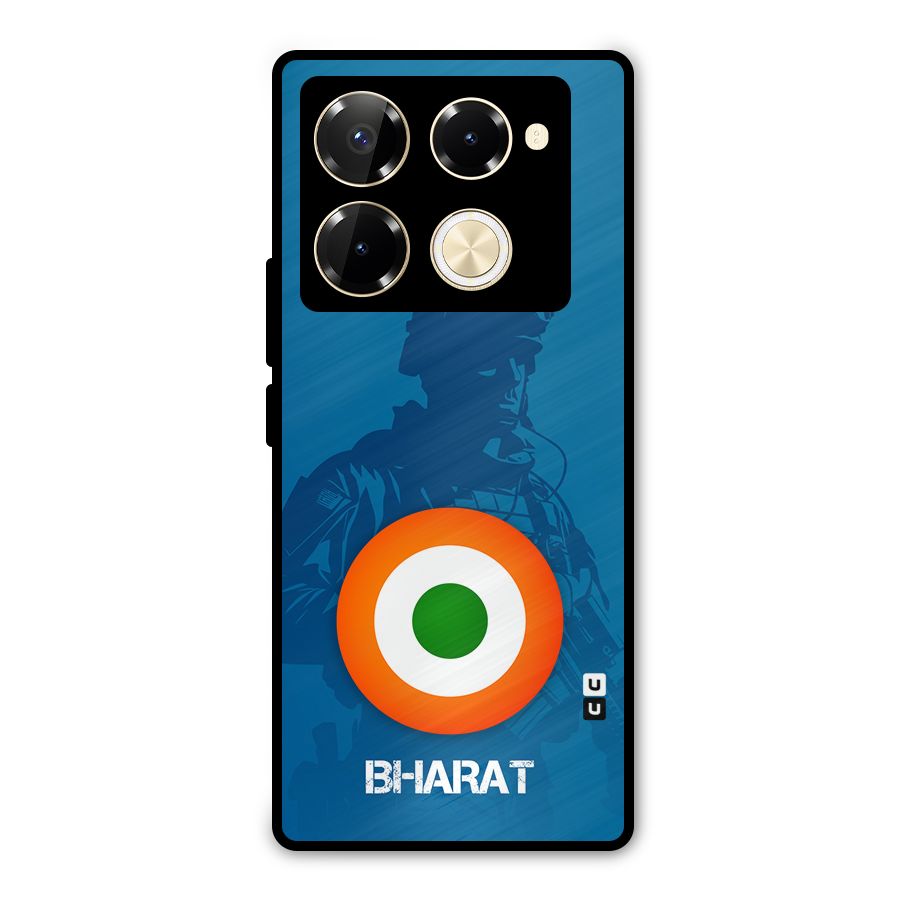 Bharat Commando Metal Back Case for Infinix Note 40 Pro