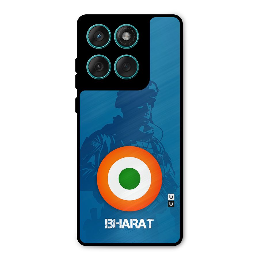 Bharat Commando Metal Back Case for Motorola Edge 60 Fusion