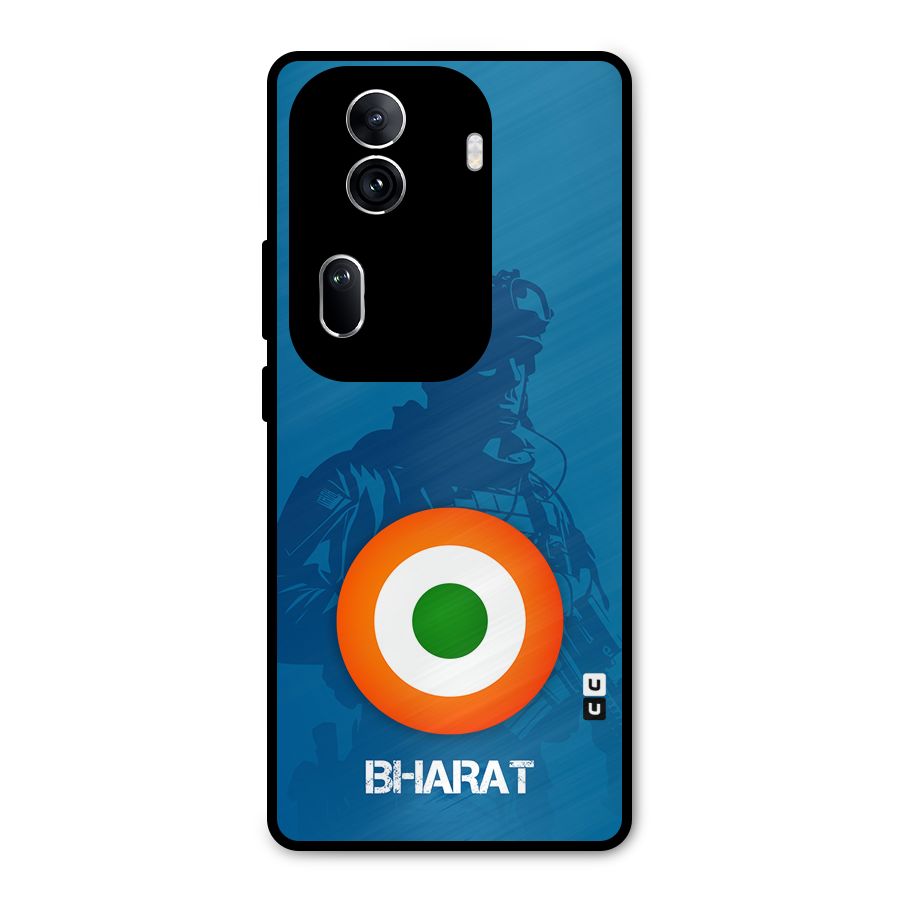 Bharat Commando Metal Back Case for Oppo Reno11 Pro 5G