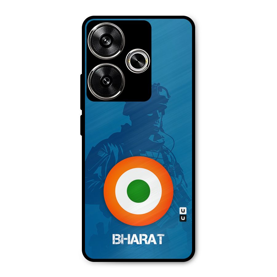 Bharat Commando Metal Back Case for Poco F6