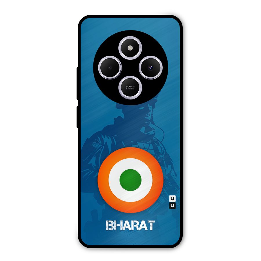 Bharat Commando Metal Back Case for Poco M7