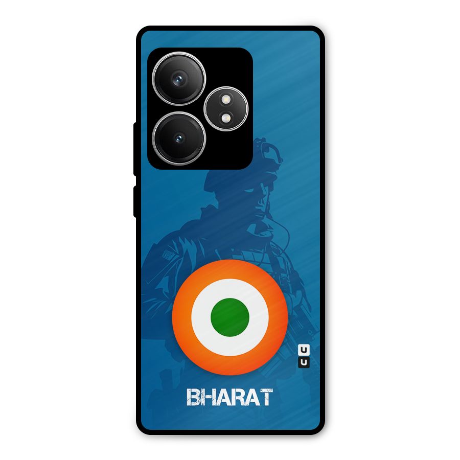 Bharat Commando Metal Back Case for Realme GT 6T