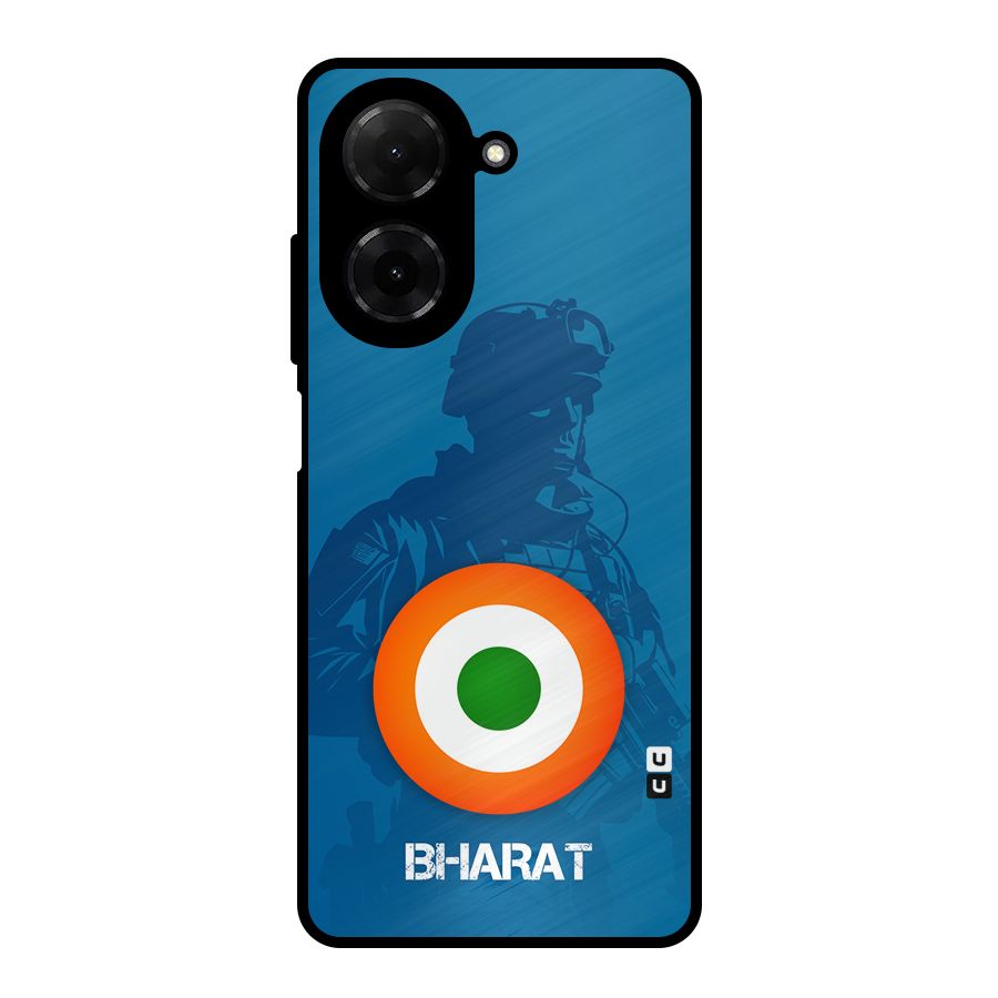 Bharat Commando Metal Back Case for Redmi A5 4G