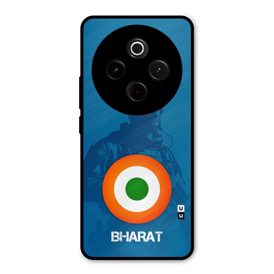 Bharat Commando Metal Back Case for Vivo T4
