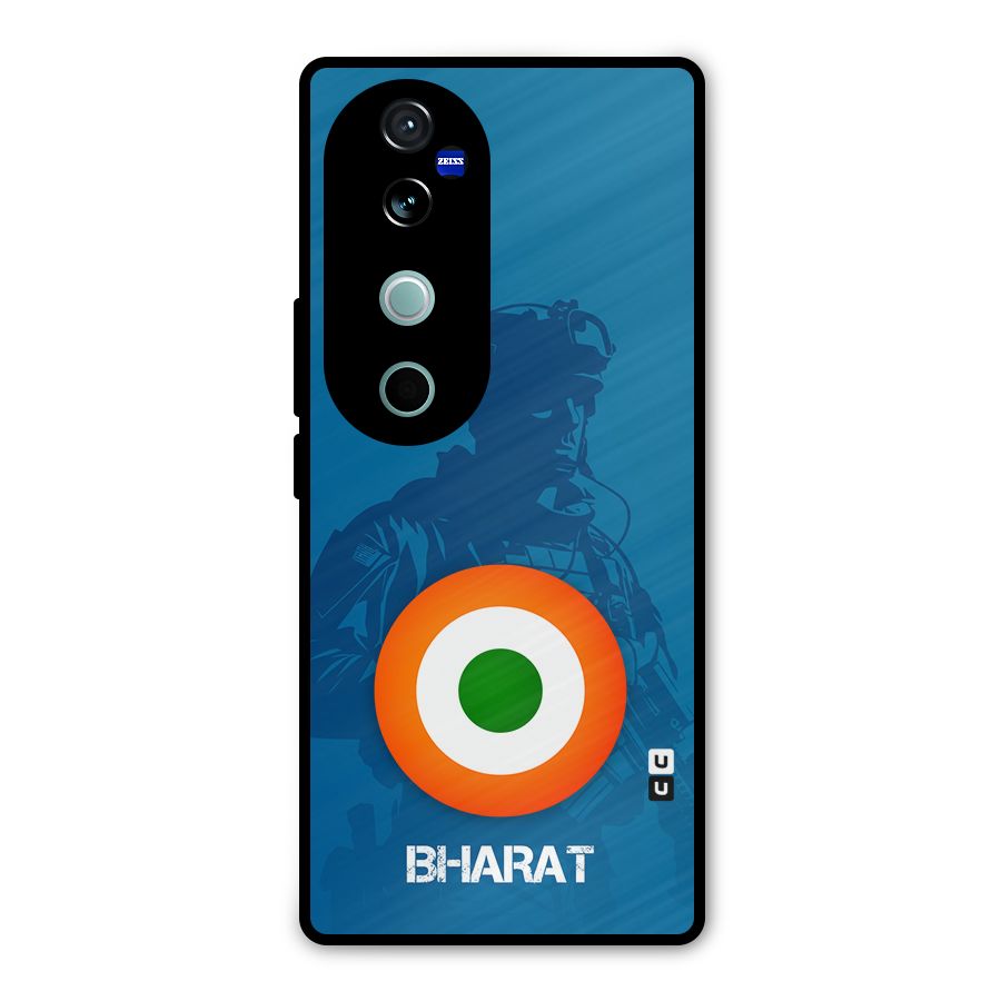 Bharat Commando Metal Back Case for Vivo V40 Pro
