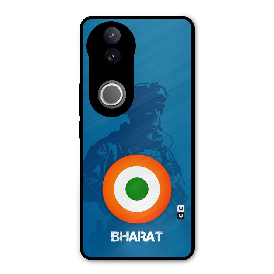 Bharat Commando Metal Back Case for Vivo V50e