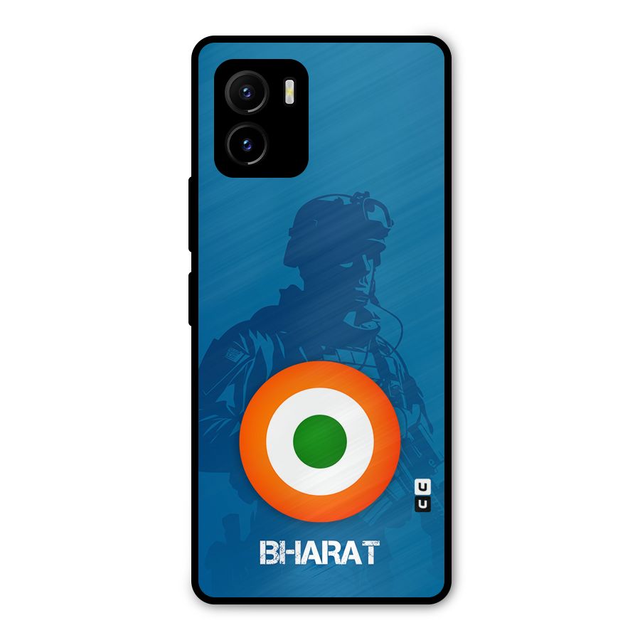 Bharat Commando Metal Back Case for Vivo Y15s