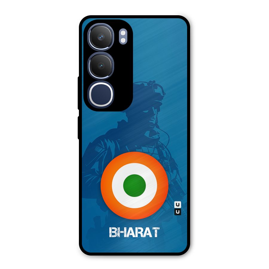 Bharat Commando Metal Back Case for Vivo Y29