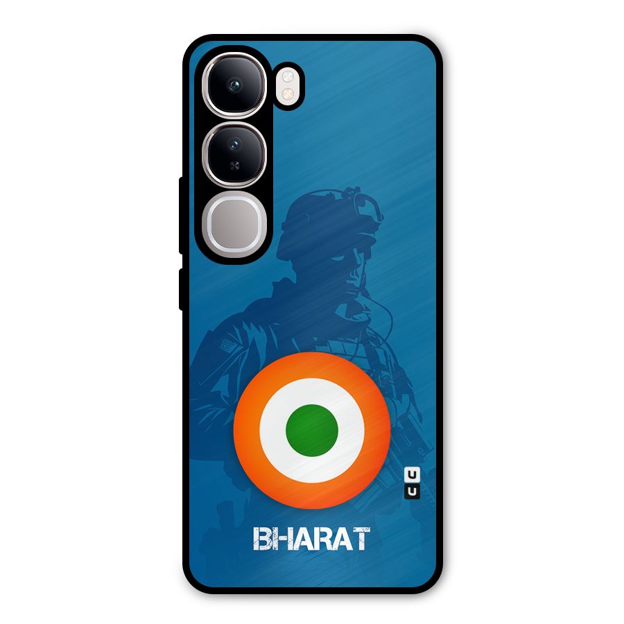 Bharat Commando Metal Back Case for Vivo Y300