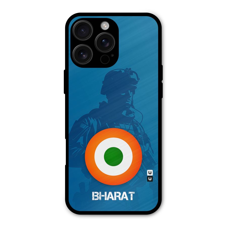 Bharat Commando Metal Back Case for iPhone 16 Pro Max