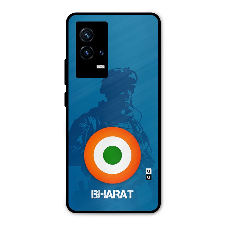 Bharat Commando Metal Back Case for iQOO 9 5G