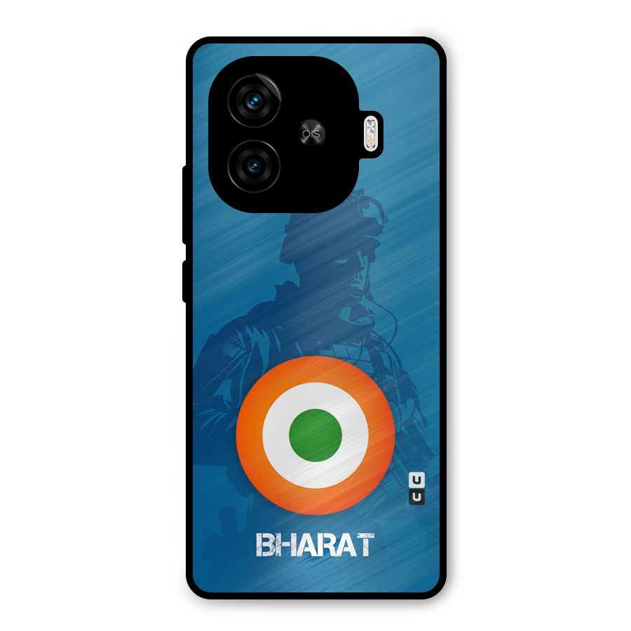 Bharat Commando Metal Back Case for iQOO Z9 Turbo