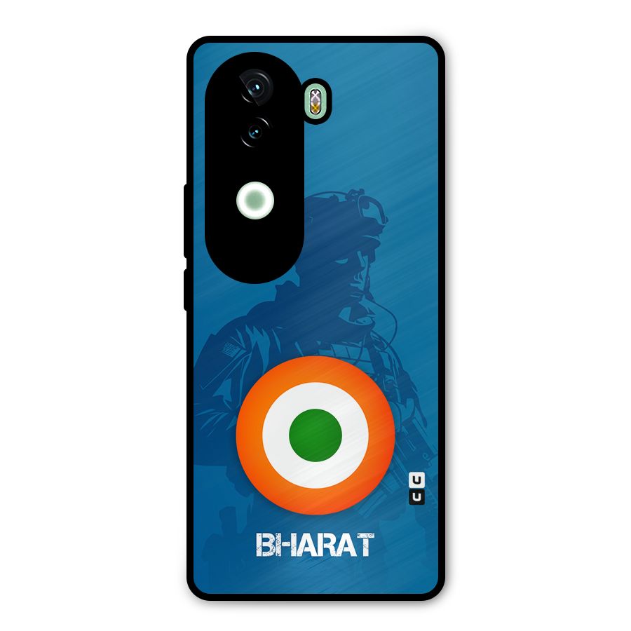 Bharat Commando Metal Back Case for iQOO Z9s