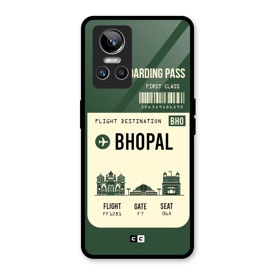 Bhopal Boarding Pass Glass Back Case for Realme GT Neo 3