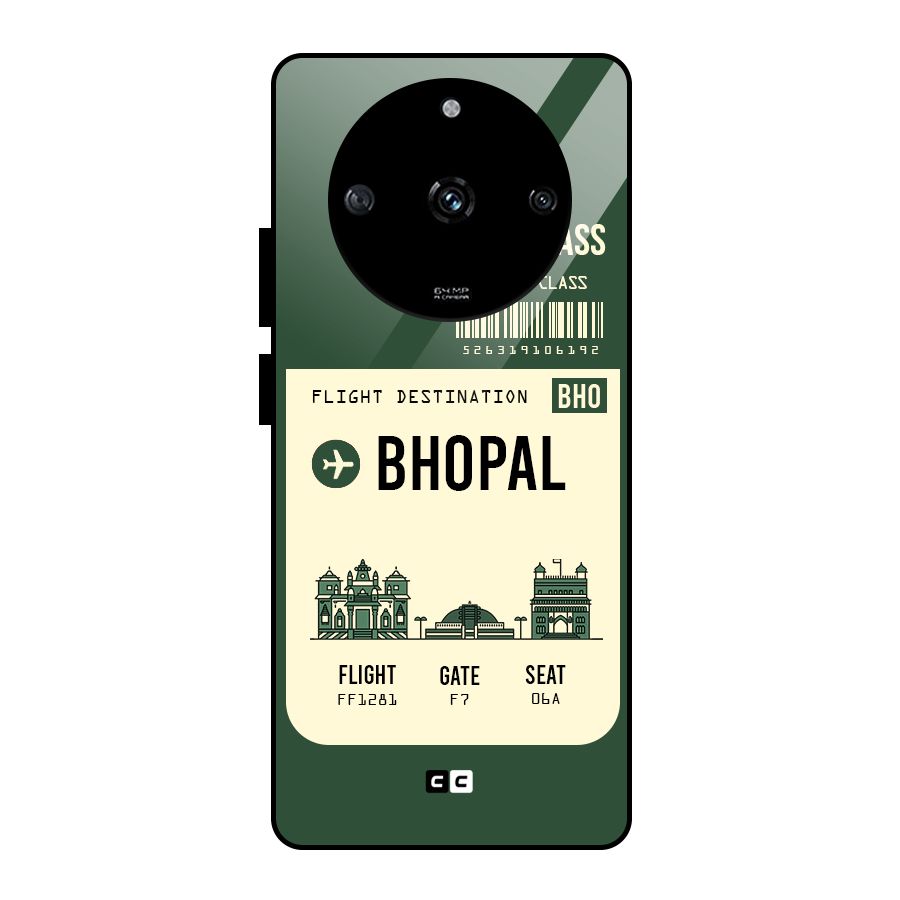 Bhopal Boarding Pass Glass Back Case for Realme Narzo 60 5G