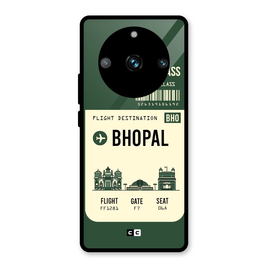 Bhopal Boarding Pass Glass Back Case for Realme Narzo 60 Pro