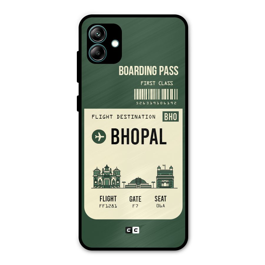 Bhopal Boarding Pass Metal Back Case for Galaxy A04
