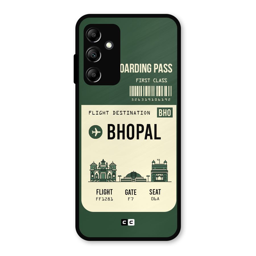Bhopal Boarding Pass Metal Back Case for Galaxy A14 5G