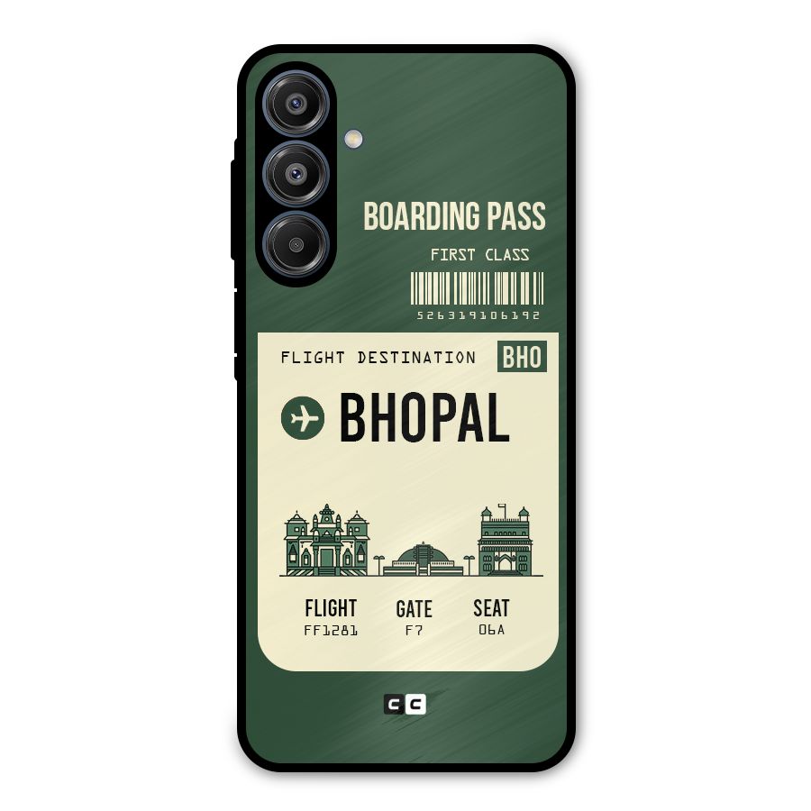 Bhopal Boarding Pass Metal Back Case for Galaxy A16 5G