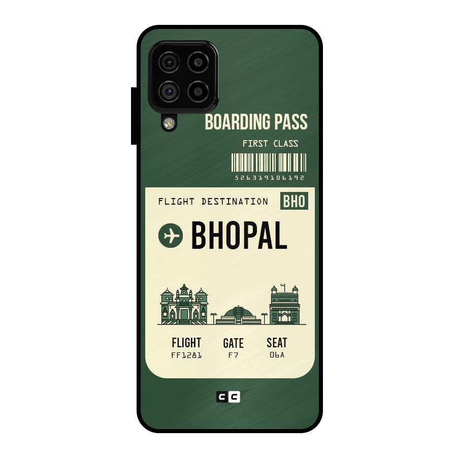Bhopal Boarding Pass Metal Back Case for Galaxy A22 4G