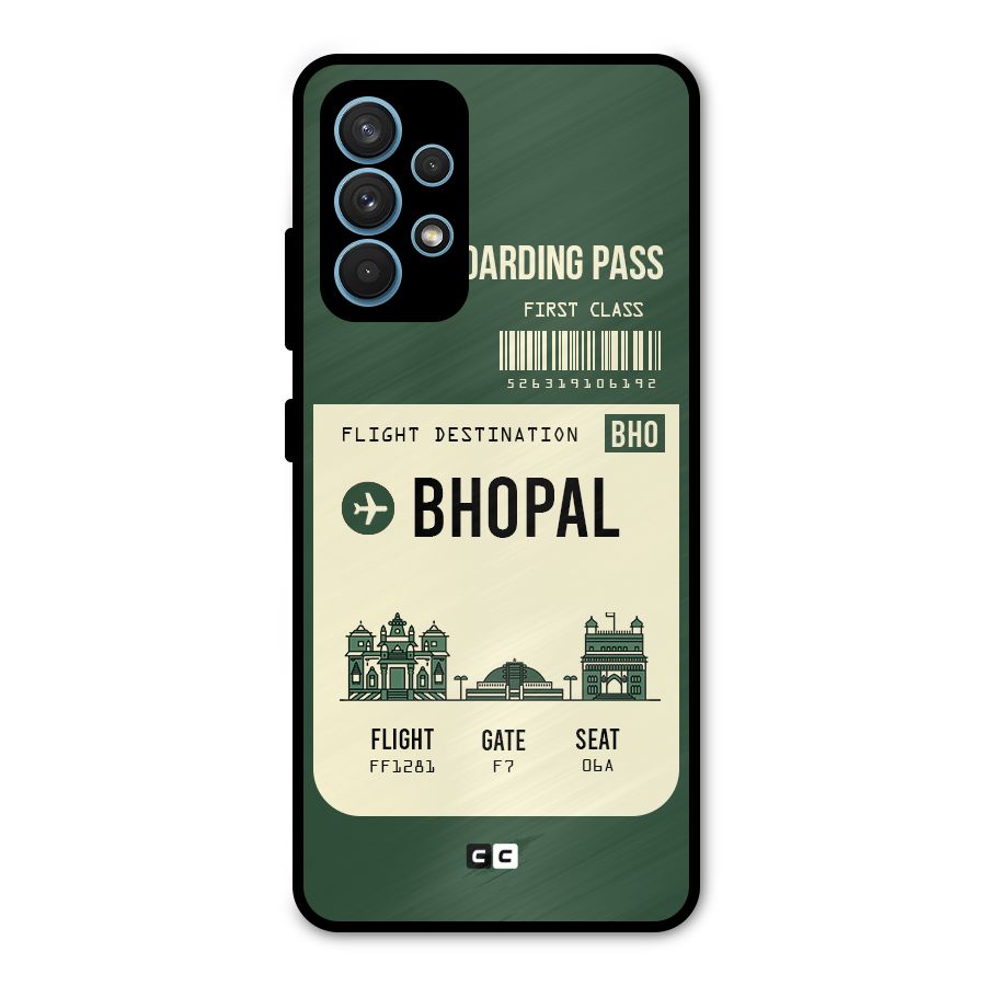 Bhopal Boarding Pass Metal Back Case for Galaxy A32