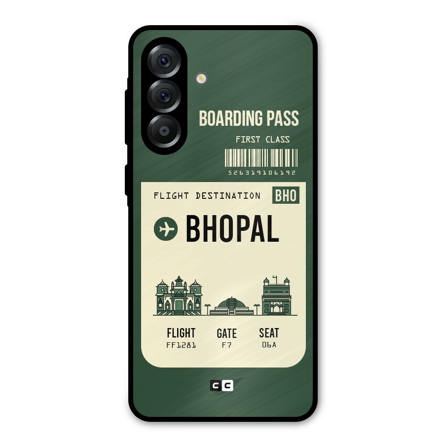 Bhopal Boarding Pass Metal Back Case for Galaxy A36