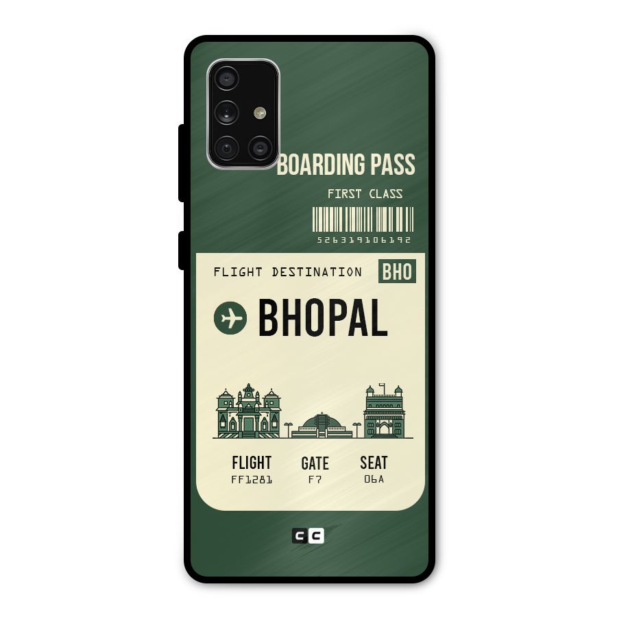 Bhopal Boarding Pass Metal Back Case for Galaxy A71