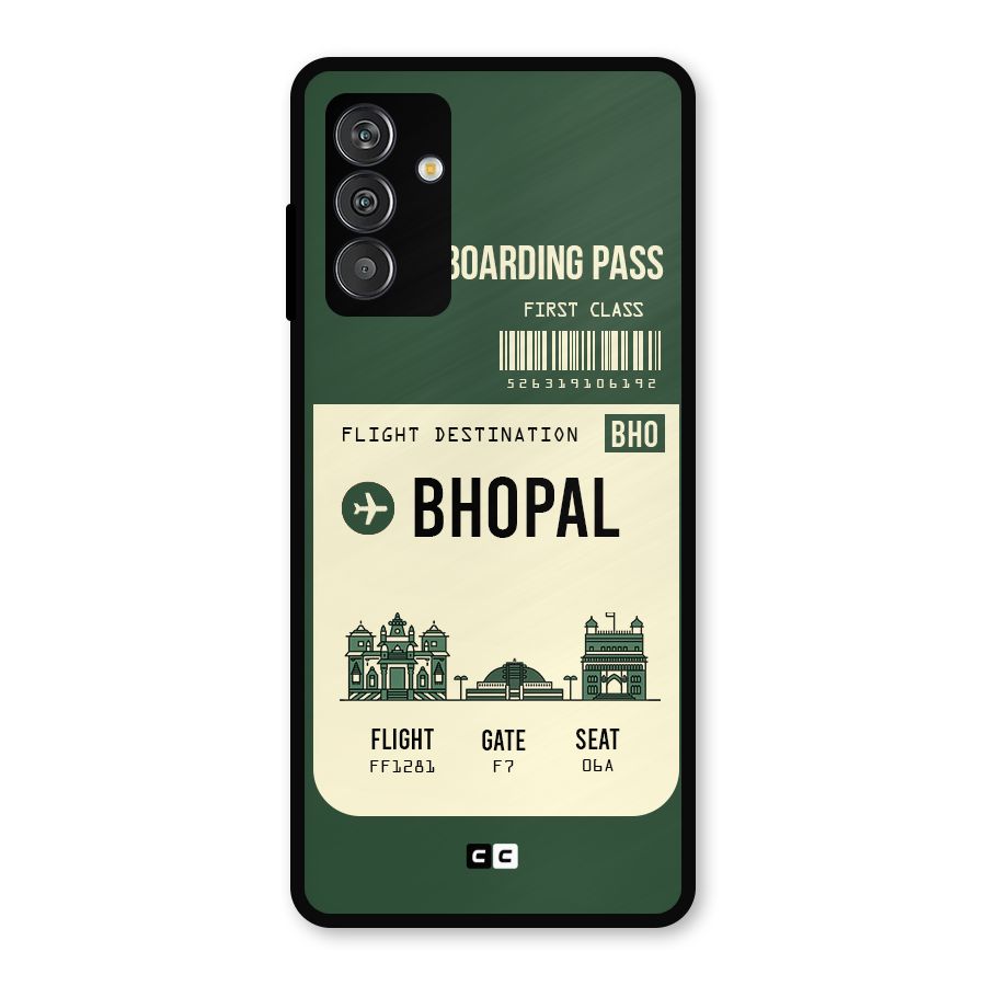Bhopal Boarding Pass Metal Back Case for Galaxy M14 5G