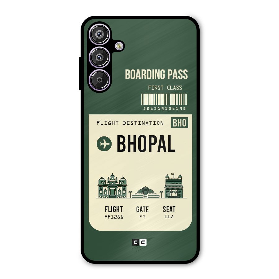 Bhopal Boarding Pass Metal Back Case for Galaxy M15