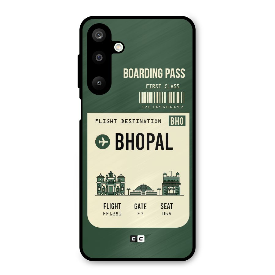 Bhopal Boarding Pass Metal Back Case for Galaxy M16