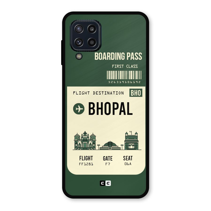 Bhopal Boarding Pass Metal Back Case for Galaxy M32
