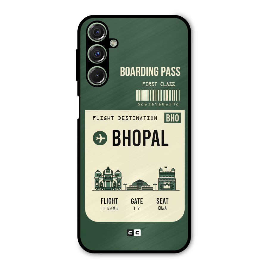 Bhopal Boarding Pass Metal Back Case for Galaxy M34