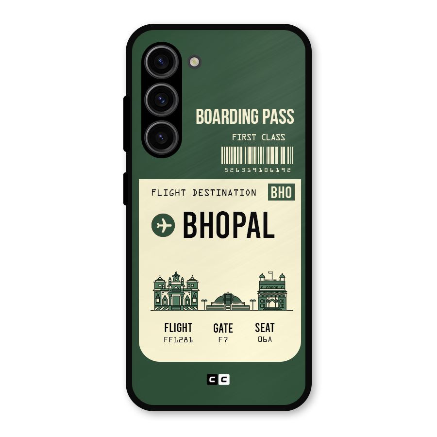 Bhopal Boarding Pass Metal Back Case for Galaxy S23