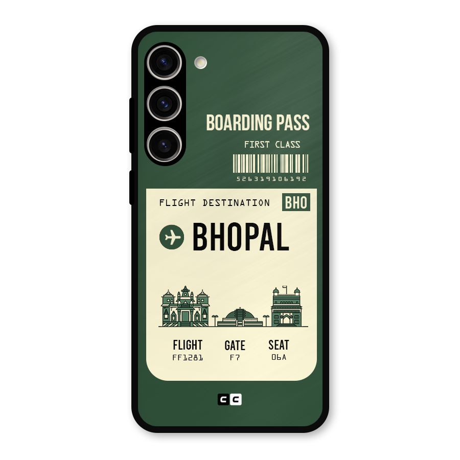 Bhopal Boarding Pass Metal Back Case for Galaxy S23 Plus