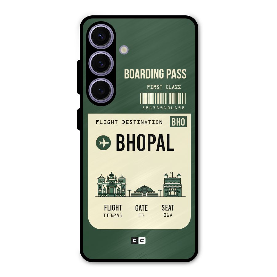 Bhopal Boarding Pass Metal Back Case for Galaxy S24