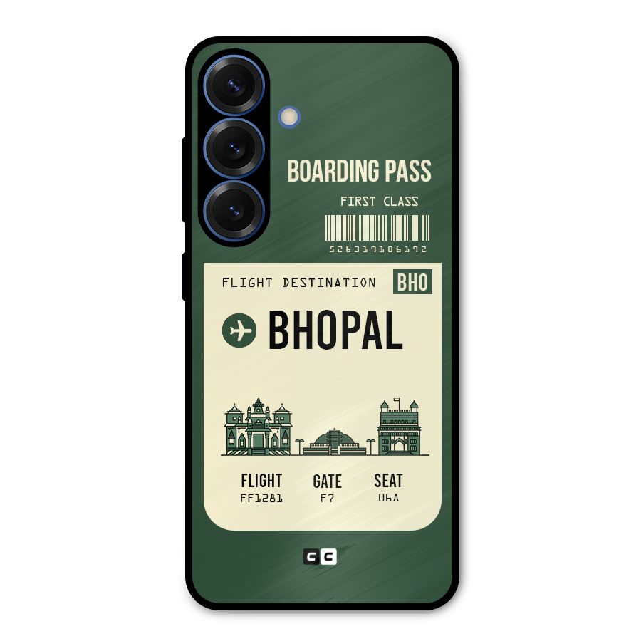 Bhopal Boarding Pass Metal Back Case for Galaxy S25